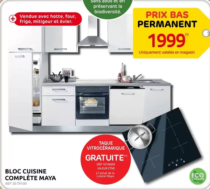 De - BLOC CUISINE COMPLÈTE MAYA