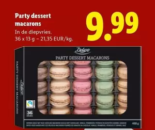 De - Party dessert macarons