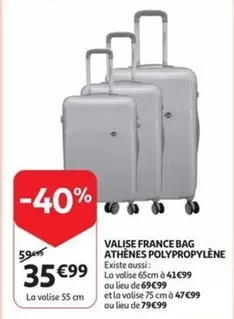 De - VALISE ATHÈNES POLYPROPYLÈNE