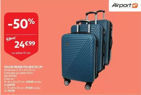 De - VALISE RIGIDE FOLDED 53 CM