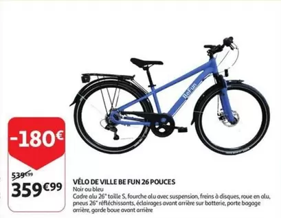 Be - VÉLO DE VILLE BE FUN 26 POUCES