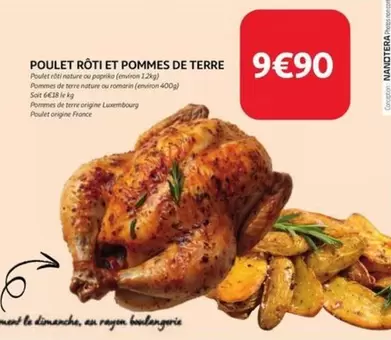 De - POULET RÕTI ET POMMES DE TERRE