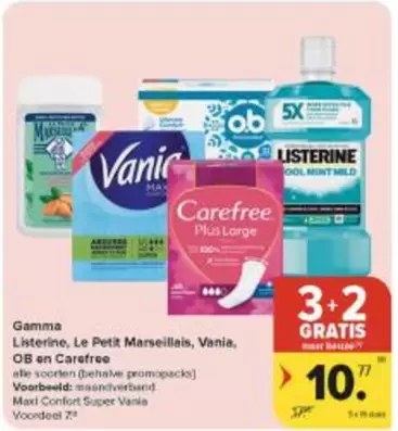 Large - Listerine, Le Petit Marseillais, Vania, OB en Carefree