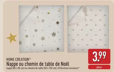 De - Nappe ou chemin de table de Noël