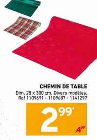 De - CHEMIN DE TABLE