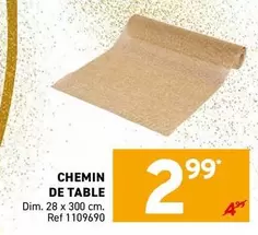 De - CHEMIN DE TABLE