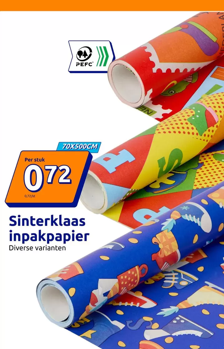 Sinterklaas inpakpapier