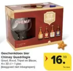 Chimay - Geschenkdoos bier  Quadrilogie