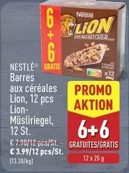 Lion - Barres aux céréales