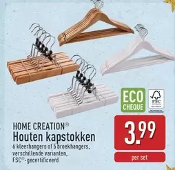 Houten kapstokken
