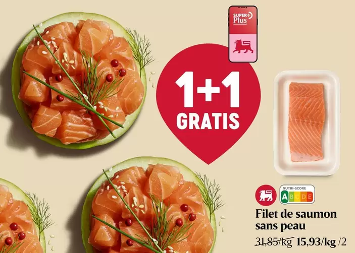 De - Filet de saumon sans peau