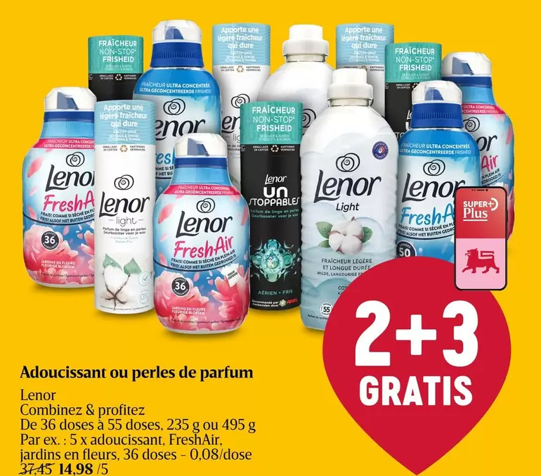 Adoucissant ou perles de parfum