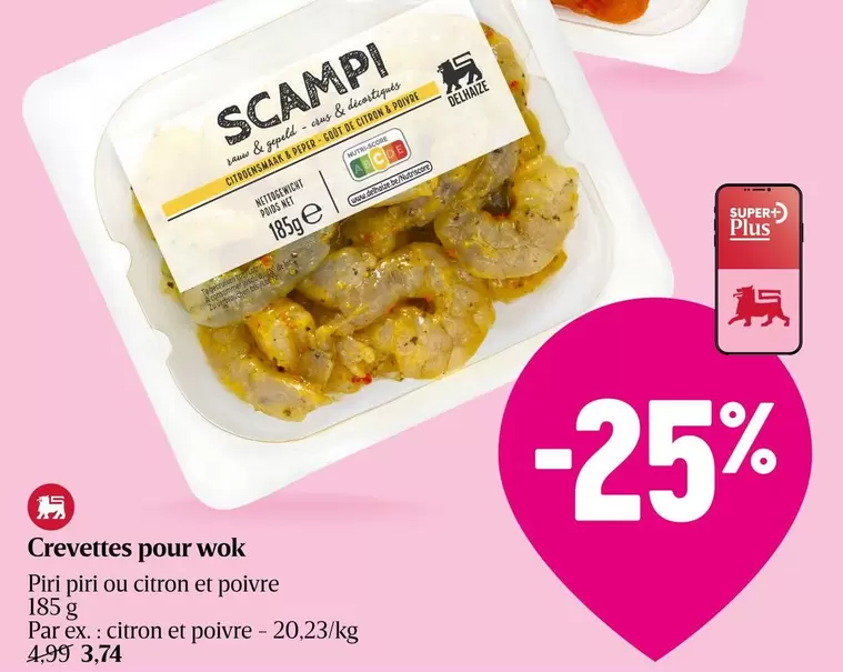 De - Crevettes pour wok