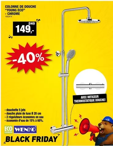 De - COLONNE DE DOUCHE "YOUNG ECO"