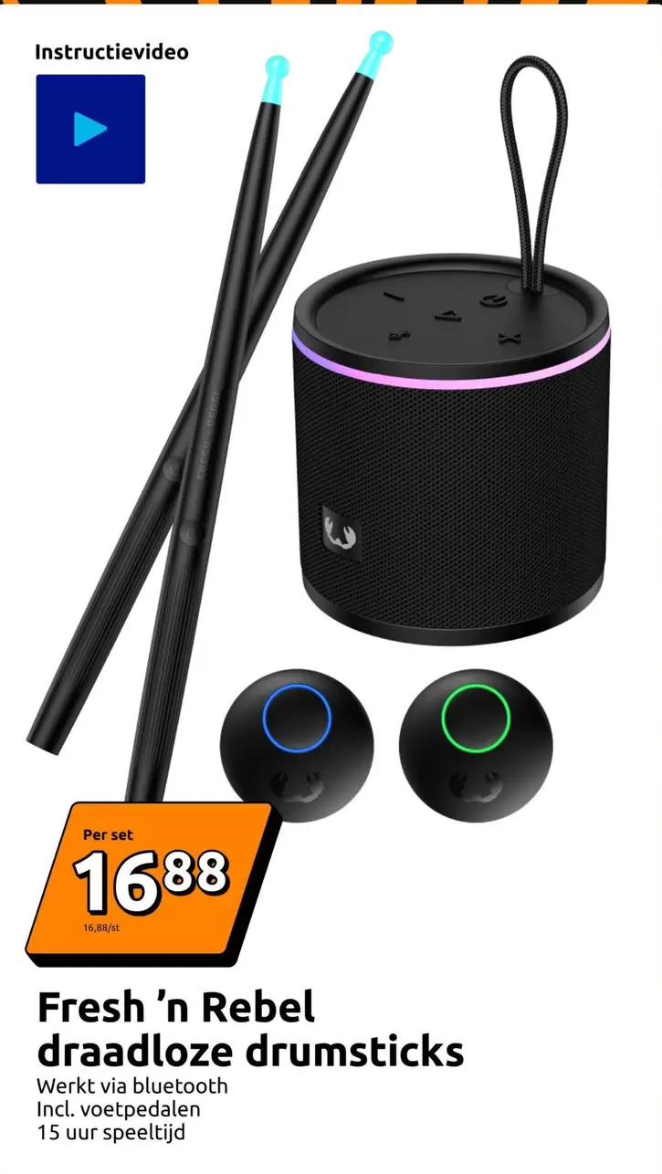 Draadloze Drumsticks