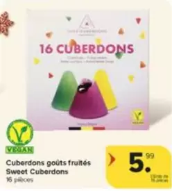 Cuberons goûts fruités