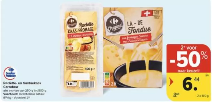 Go - Raclette- en fonduekaas