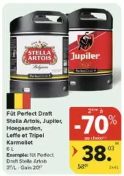 Jupiler - Stella Artois, , Hoegaarden, Leffe et Tripel Karmeliet