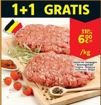 De - Haché de campagne Boerengehakt