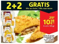 Mix - Panés de poulet Gepaneerde kip