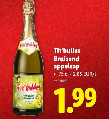 Cool - Tit'bulles Bruisend appelsap