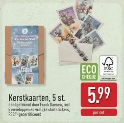 De - Kerstkaarten, 5 st.