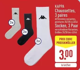 Chaussettes, 3 paires