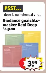 Nu - gezichtsmasker Real Deep