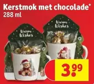 Kerstmok met chocolade