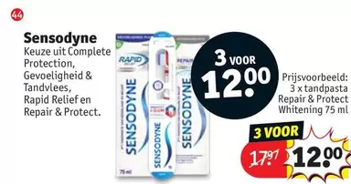 Complete Protection, Gevoeligheid & Tandvlees, Rapid Relief en Repair & Protect