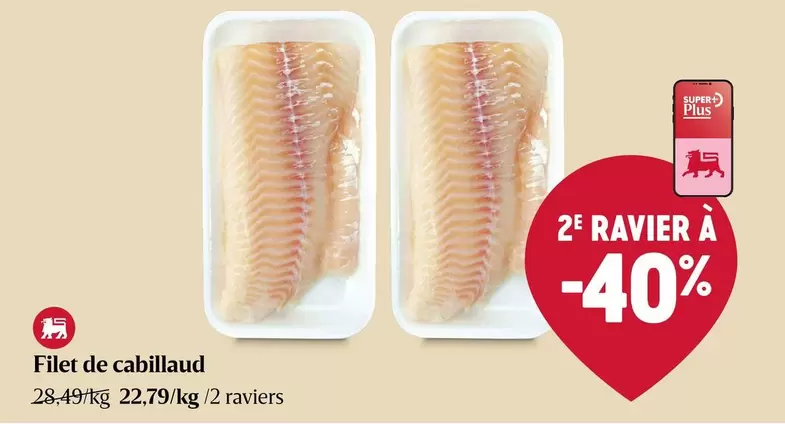 De - Filet de cabillaud