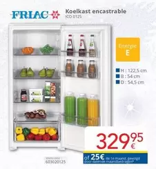 De - Koelkast encastrable ICO 0125