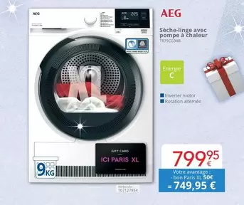 París - Sèche-linge avec pompe à chaleur