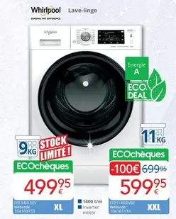 Whirlpool - Lave-linge