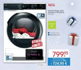 París - Sèche-linge avec pompe à chaleur