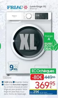De - Lave-linge XL