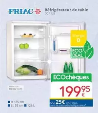 De - Réfrigérateur de table CO 1725