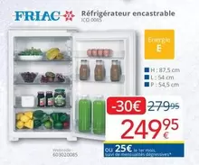 De - Réfrigérateur encastrable ICD 0085