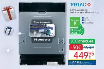 De - Lave-vaisselle full encastrable