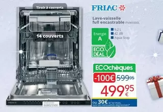 De - Lave-vaisselle full encastrable