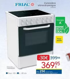 De - Cuisinière vitrocéramique VF6000