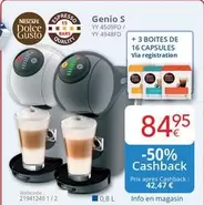 Dolce Gusto - Genio S YY 4509FD/ YY 4948FD