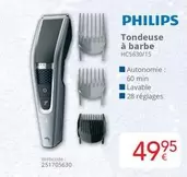 Philips - Tondeuse à barbe HC5630/15