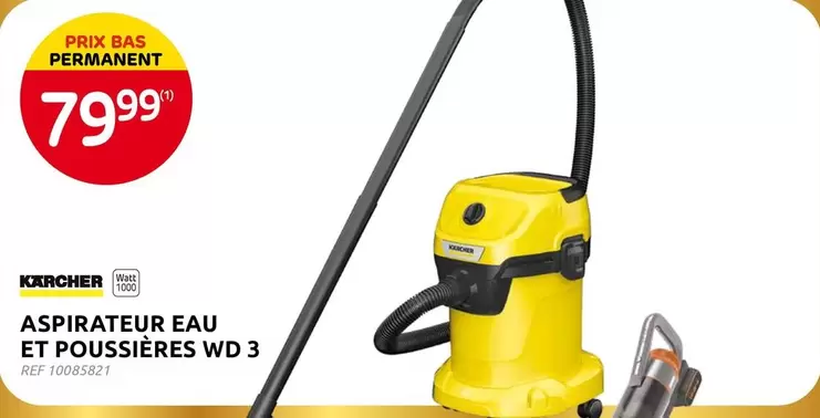 Karcher - ASPIRATEUR EAU ET POUSSIÈRES WD 3
