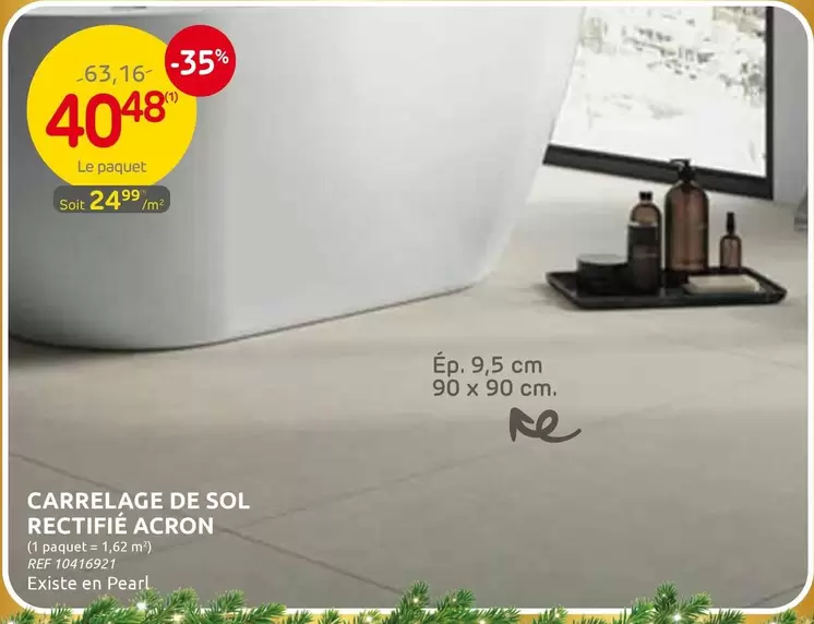 De - CARRELAGE DE SOL RECTIFIÉ ACRON