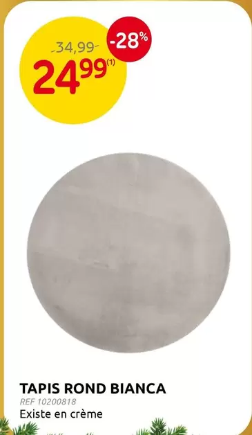 TAPIS ROND BIANCA