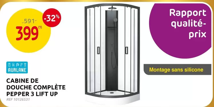 De - CABINE DE DOUCHE COMPLÈTE PEPPER 3 LIFT UP