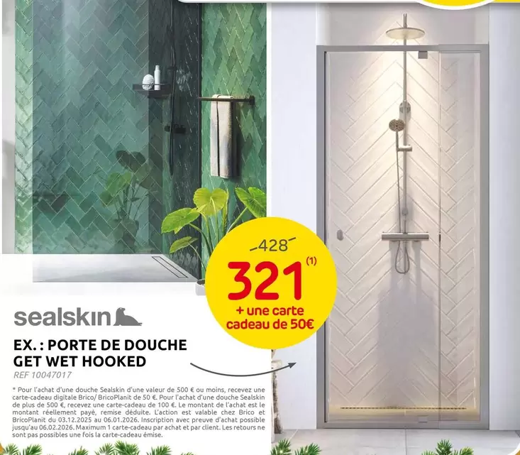 De - PORTE DE DOUCHE GET WET HOOKED