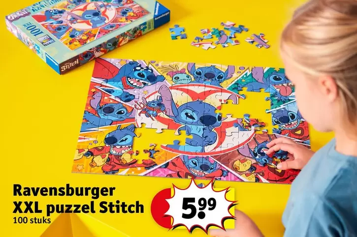 Stitch - XXL puzzel