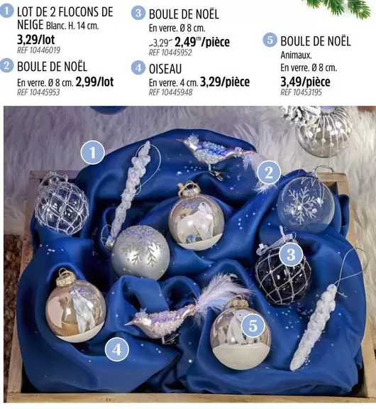 De - LOT DE 2 FLOCONS DE NEIGE